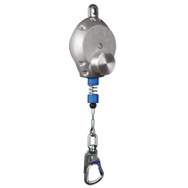 HAS9 - Fall Arrest Block - Aluminium Housing, Steel Cable - 9m Lifeline with Auto Controlled Descent 